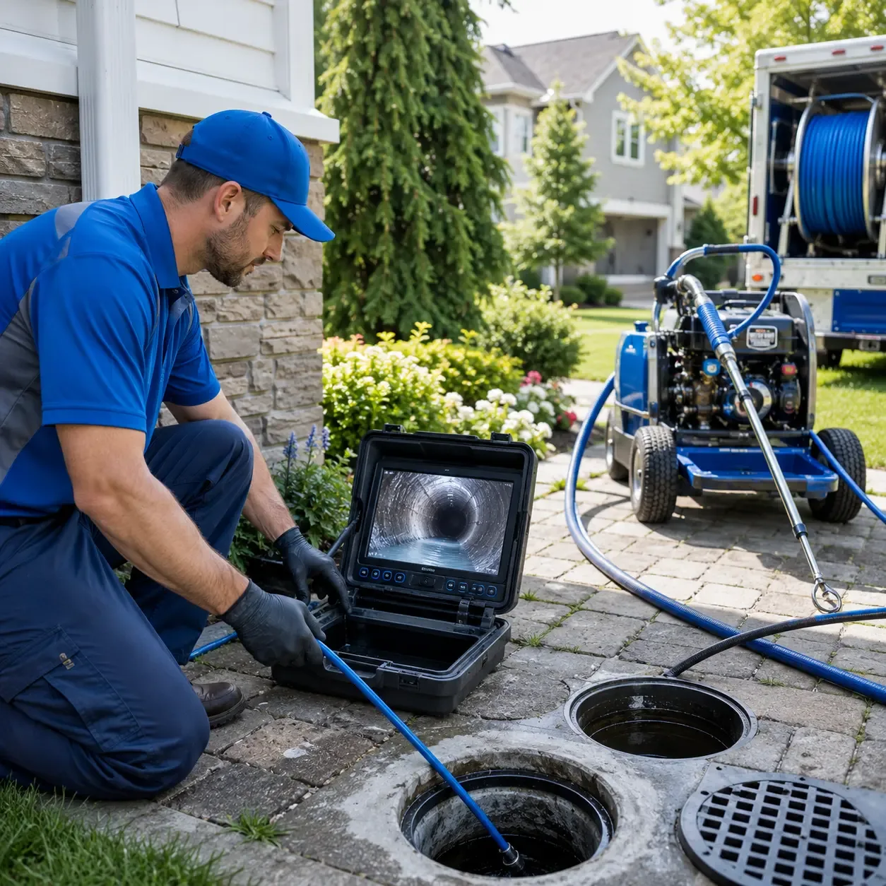 Outdoor drain cleaning professionals serving Colerain, NC